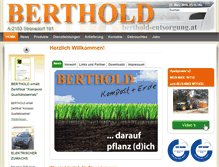 Tablet Screenshot of berthold-entsorgung.at